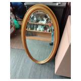 Oval mirror