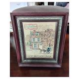 Framed Old Philadelphia Betsy Ross print