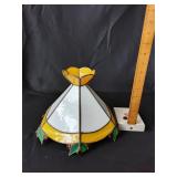 Stained glass lamp shade
