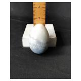 Decorative stone egg