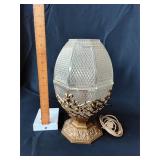 Retro 1960s plastic TV lamp