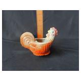 Ceramic rooster planter