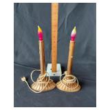 Vintage window candles