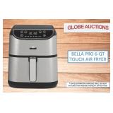 LOOKS NEW BELLA PRO 6-QT TOUCH AIR FRYER(MSP:$220) LOOKS NEW BELLA PRO 6-QT TOUCH AIR FRYER(MSP:$220)