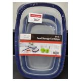 SET OF 3 FOOD STORAGE CONTAINERS SET OF 3 FOOD STORAGE CONTAINERS