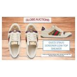 GUCCI (ITALY) SCREENER LOW TOP SNEAKER (MSP:$1245) GUCCI (ITALY) SCREENER LOW TOP SNEAKER (MSP:$1245)