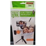 2-IN-1 TRIPOD SELFIE STICK W/ REMOTE 2-IN-1 TRIPOD SELFIE STICK W/ REMOTE