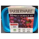 10-PCS FARBERWARE STORAGE SET 10-PCS FARBERWARE STORAGE SET