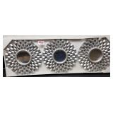 3-PCS DECORATIVE WALL MIRROR 3-PCS DECORATIVE WALL MIRROR
