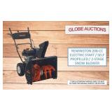 NEW REMINGTON ELECT-START/2-STAGE GAS SNOW BLOWER NEW REMINGTON ELECT-START/2-STAGE GAS SNOW BLOWER