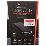 HELIX TURBOVOLT+ 16000-mAh PORTABLE POWER BANK HELIX TURBOVOLT+ 16000-mAh PORTABLE POWER BANK