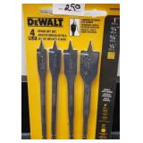 4-PCS DEWALT SPADE BIT SET 4-PCS DEWALT SPADE BIT SET