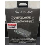 PLATINUM DESKTOP MEMORY CARD READER PLATINUM DESKTOP MEMORY CARD READER