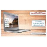TOSHIBA CHROMEBOOK (16-GB, 2-GB)+CHARGER+WARRANTY