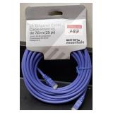 25' ETHERNET CABLE WITH CONNECTORS