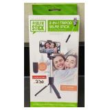2-IN-1 TRIPOD SELFIE STICK W/ REMOTE