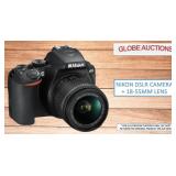 NIKON DSLR CAMERA + 18-55MM LENS (MSP: $1000)