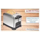 HAMILTON BEACH 2-SLICE CLASSIC TOASTER