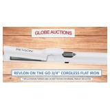 REVLON ON THE GO 3/4' CORDLESS FLAT IRON