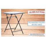 LOOKS NEW PELHAM BAY FOLDING BISTRO TABLE