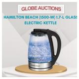 LOOKS NEW HB (1500-W) 1.7-L GLASS ELECTRIC KETTLE