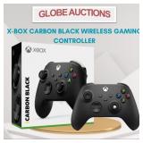 X-BOX CARBON BLACK WIRELESS GAMING CONTROLLER