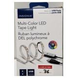 INSIGNIA 4-FT MULTI-COLOR LED TAPE LIGHT