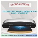 FELLOWES LAMINATOR WITH POUCH STARTER KIT