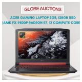 ACER GAMING LAPTOP(8GB, 128GB SSD) W/ CHARGER