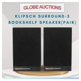KLIPSCH SURROUND-3 BOOKSHELF SPEAKER PAIR(MSP:$450