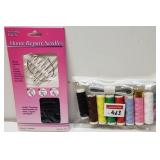 SET OF 2 (HOME REPAIR NEEDLES + SEWING KIT)