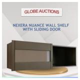 NEXERA NUANCE WALL SHELF W/ SLIDING DOOR(MSP:$179)