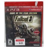 PS-3 FALLOUT-3 VIDEO GAME