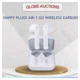 LOOKS NEW HAPPY PLUGS AIR-1 GO WIRELESS EARBUDS