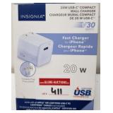 INSIGNIA 20-W USB-C COMPACT WALL CHARGER