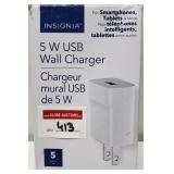INSIGNIA 5-W USB WALL CHARGER