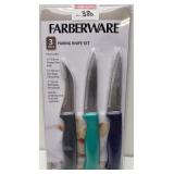FARBERWARE 3-PIECES PARING KNIFE SET