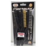 3-PCS NYLON, BRASS & STAINLESS STEEL WIRE BRUSH