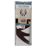DEER ANTLER WALL DECAL (15.56" X 32.71")