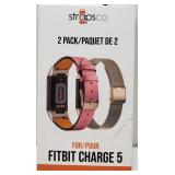 2-PACK STRAPSCO FITBIT CHARGE-5 STRAPS