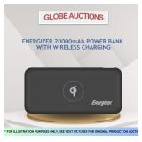 ENERGIZER 20000mAh POWER BANK W/ WIRELESS CHARGING