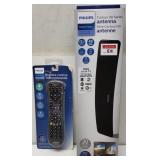 SET OF 2(TV ANTENNA+UNIVERSAL PROGRAMMABLE REMOTE)