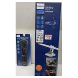 SET OF 2(TV ANTENNA+UNIVERSAL PROGRAMMABLE REMOTE)
