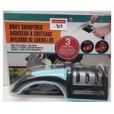 NON SLIP HANDLE/ BASE KNIFE SHARPENER