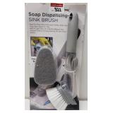 SOAP DISPENSING SINK BRUSH