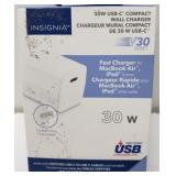 INSIGNIA 30-W USB-C COMPACT WALL CHARGER