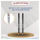SET OF 2 CITY COLOR PHOTO CHIC EYELINER PENCIL