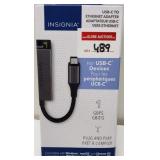 INSIGNIA USB-C TO ETHERNET ADAPTER
