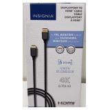 INSIGNIA 6-FT DISPLAYPORT TO HDMI CABLE