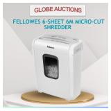 FELLOWES 6-SHEET 6M MICRO-CUT SHREDDER